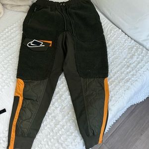 Olive winter Nike pants